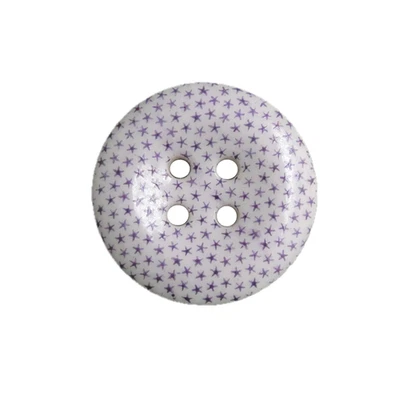 Bouton ancien-Calico-Porcelaine-Transfert-25 mm-Transfer China Calico Button - Photo 1/4