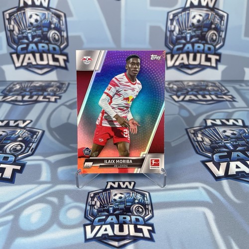 2021-22 Topps Chrome Bundesliga Flagship Ilaix Moriba /5 Rookie Red RB Leipzig