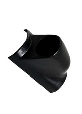 Black Universal Single Gauge Meter Mount Pillar Pod 60mm