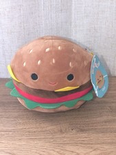 Squishmallows Carl Cheeseburger Food Soft Plush Toy 6" With Tags