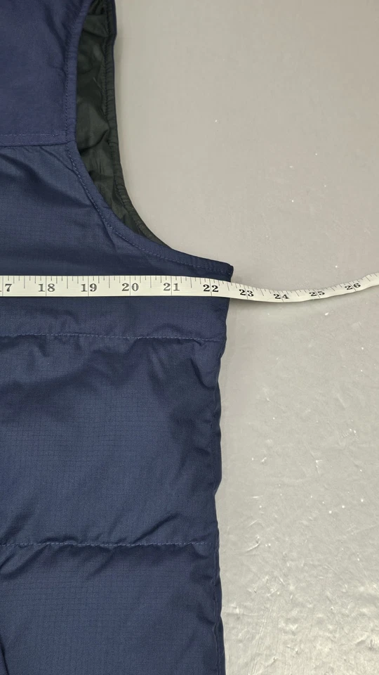 LL Bean Down Vest Mens Medium Mountain Classic Blue Downtek Water Repellent - Image 4 of 4