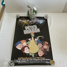 Disney  s Pete  s Dragon  s Elliot Bean Bag Plush  Vintage Movie Poster