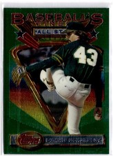 1993 Topps Finest #100 Dennis Eckersley All-Star Athletics Near Mint or Better