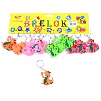 5900733651034 Brelok gumowy Smok 4cm PBH A 12 TOYS D42977MIDE TOYS