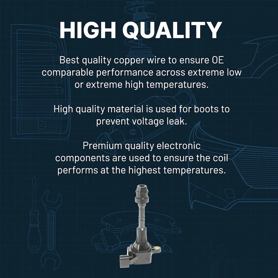 Ignition Coils for Chevy SaVana Express Van  12658183 Chevrolet Tahoe GMC 2500 - Image 2 of 4