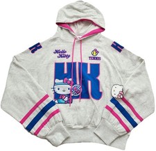 Hello Kitty Tennis Friendship Club Hoodie Sweatshirt Size XL Women's NEW