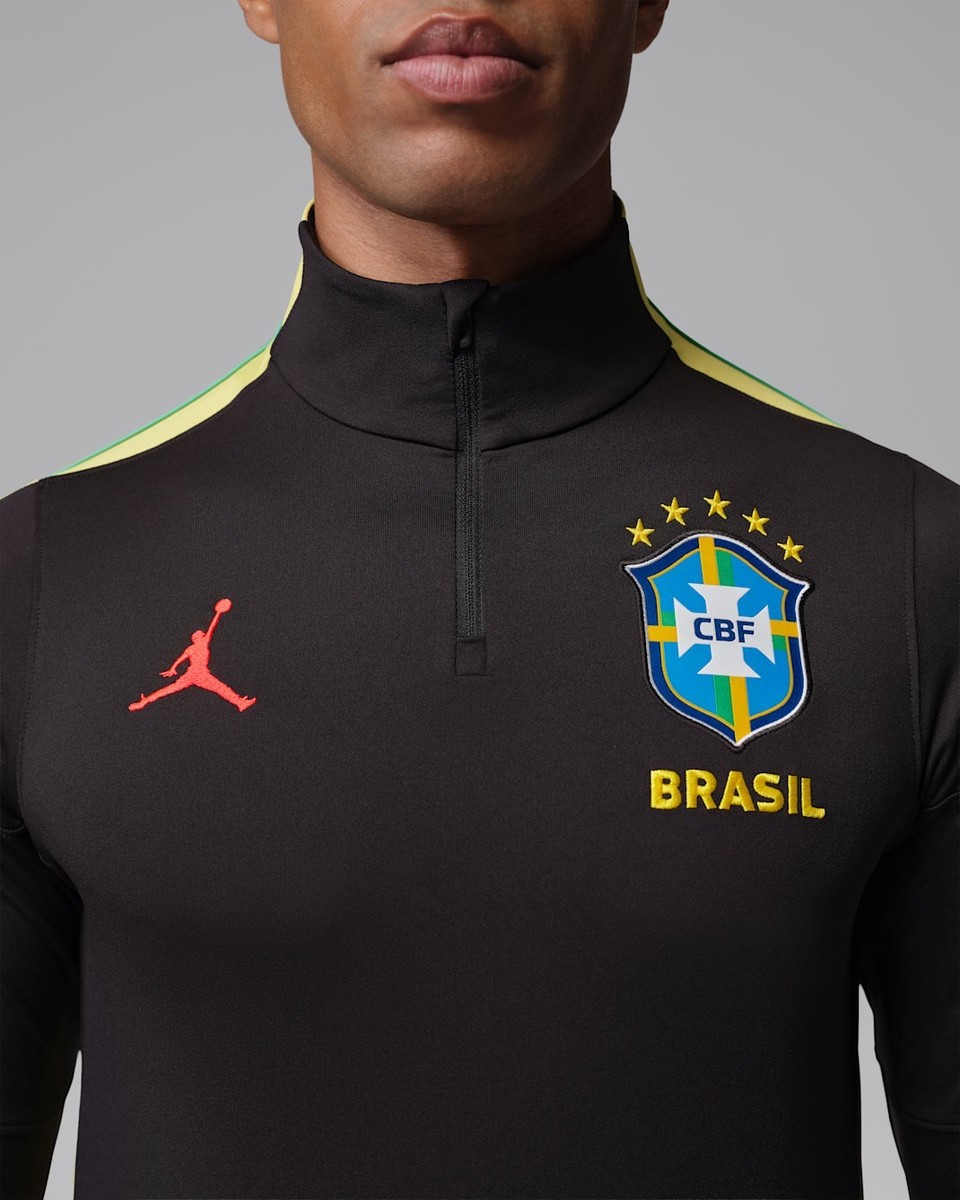 Nike Air Jordan Brazil Strike Dri-Fit Soccer Knit Drill Top IQ3293