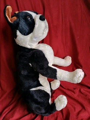 MELISSA & DOUG BOSTON TERRIER GROSSER WEICHER PLÜSCHHUND 14855 23 ZOLL LÄNGE LEBENSGROSSES SPIELZEUG