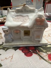 Precious Moments Sugar Town "Train Station" Ornament 184101
