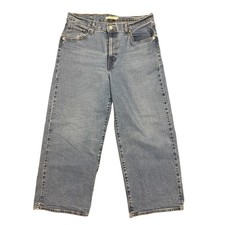 Levi  s High-Rise Wide-Leg Women  s Jeans Sz 32x27 Actual 34x27 Medium Wash