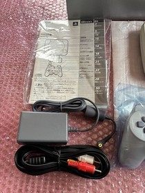 PS One Console SCPH-100 W/Box Sony PlayStation PS1 Very Good Used NTSC-J Japan
