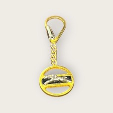 LONGCHAMP Logo Keychain Made in Italy GP