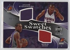 2006-07 Sweet Shot Swatches Memorabilia /199 Amare Stoudemire Boris Diaw fm0