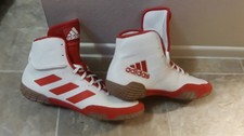 Adidas Wrestling Shoes Mens 13 White Red  