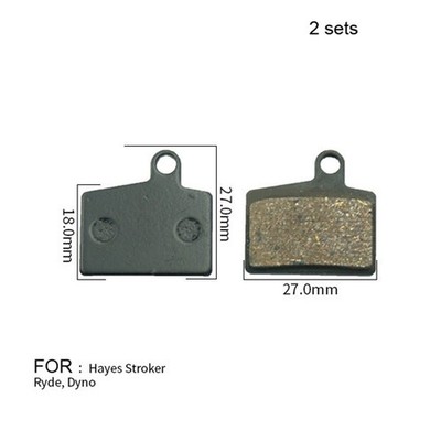 Für Hayes Stroker Ryde Dyno Fahrrad Scheibenbremsbeläge Bremsbeläge schwarz 2