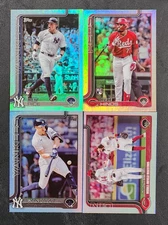 2025 Topps Series 1 RAINBOW FOILS Parallels 201-350 You Pick - 2 Card Minimum