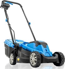 Hyundai Electric Lawnmower 33cm Cut 1300W Lawn Mower 11m Power Cable HYM3313E