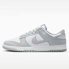 Men  s Size 13 - Nike Dunk Low Retro White Light Smoke Grey HF5441-105 New