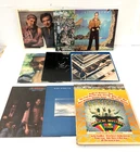 Ten VTG 33 1/3 Vinyl Records: Beatles, Led Zeppelin, Elton John, Eagles & More!