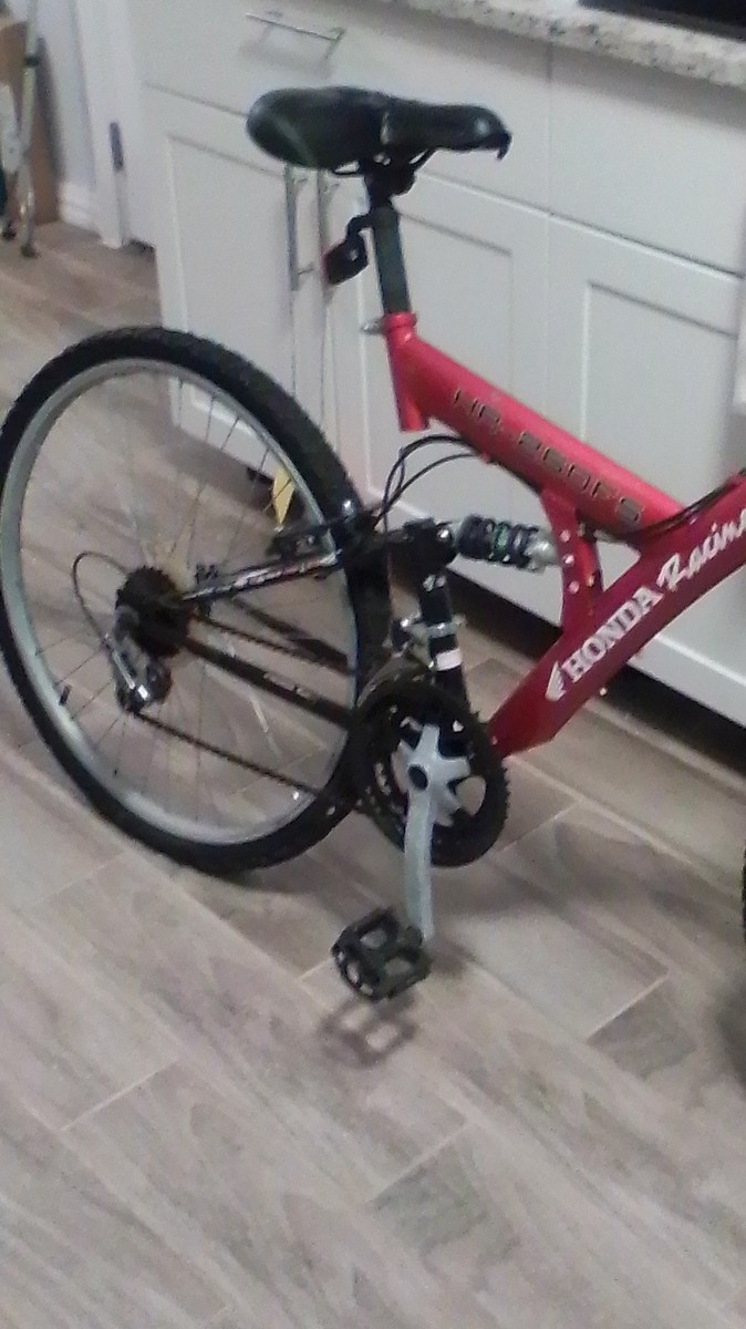 Honda HR-260 Racing Mountain Bike Full Suspension 26 in Wheels Red