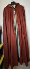 Medieval Hooded Cloak Cape  Dress Renaissance XL, Size 12 14 16