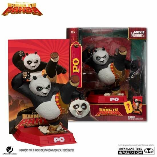 KUNG FU PANDA - Movie Maniacs - Po Action Figure McFarlane