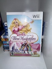 Activision Barbie and the Three Musketeers Nintendo Wii Game E w/ Manual