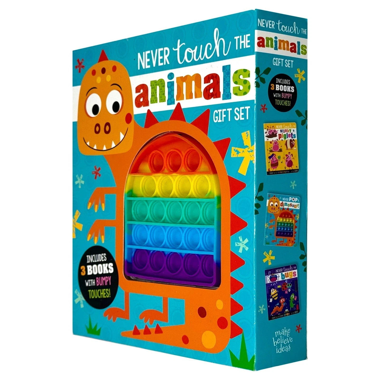 Various Publishers Never Touch The Animals 3 Books Gift Set (Never Touch The Stinky Piglets, Never Pop A Dinosaur, Never Touch The Bugs) - Image 7