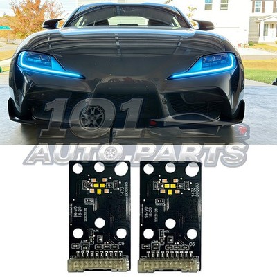 A pair Daytime Driving Light DRL LED Board FOR TOYOTA GR SUPRA A90 A91 2020-2024