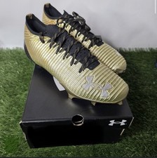 Under Armour UA Blur Pro GC football 3028218-777 Gold Cleats Men's Size 8
