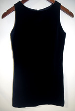 R5 Monkey Wear Girls 12 Black Velvet Formal Party Dress Lined Polyester USA made