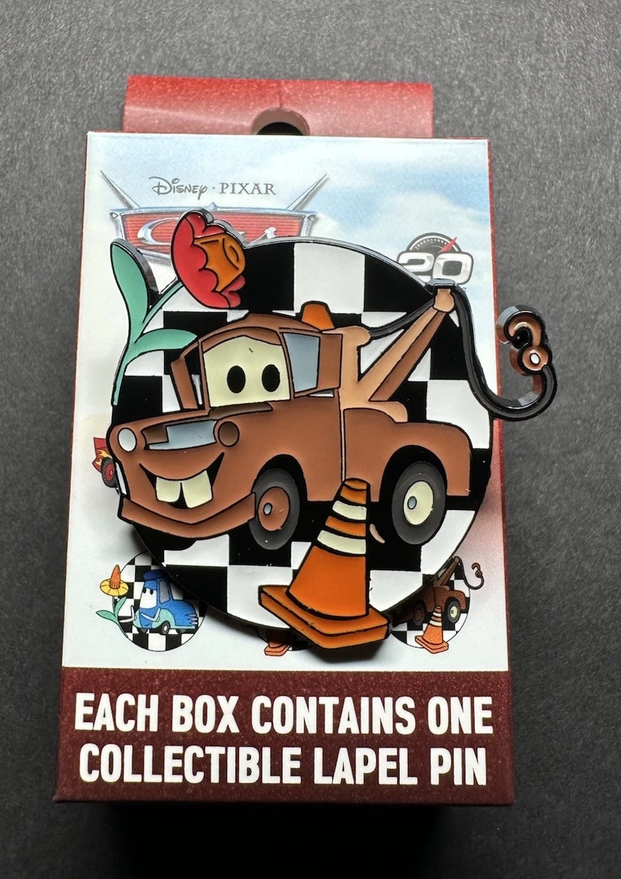 Disney Pixar Cars Checker Blind Box Enamel Pin - Mater