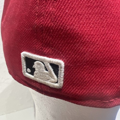 Wool Black Red Chief Wahoo Cleveland Indians Guardians New Era 59fifty 7 1/2 - Picture 4 of 12