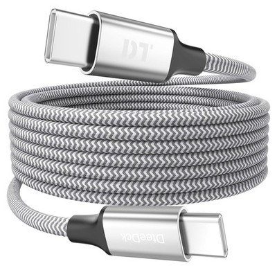 15 Ft USB C Cable Extra Long, 60W Fast Charging USBC to USB-C Cord, 480Mbps Data