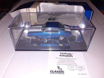1/43 2x Classic Carlectibes Holden HQ Monaro GTS Sedan + Ford Falcon XR GT 1967