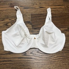Lilyette Super Cool Comfort Minimizer Bra, Underwire, White, 38DDD