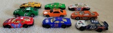 Lot Of 9 Diecast Race Cars Similar To Hot Weels Match Box 
