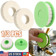 3 Portable Bike Chain Oiler Roller Lubricator Round Bicycle Chain Gear Lubricant