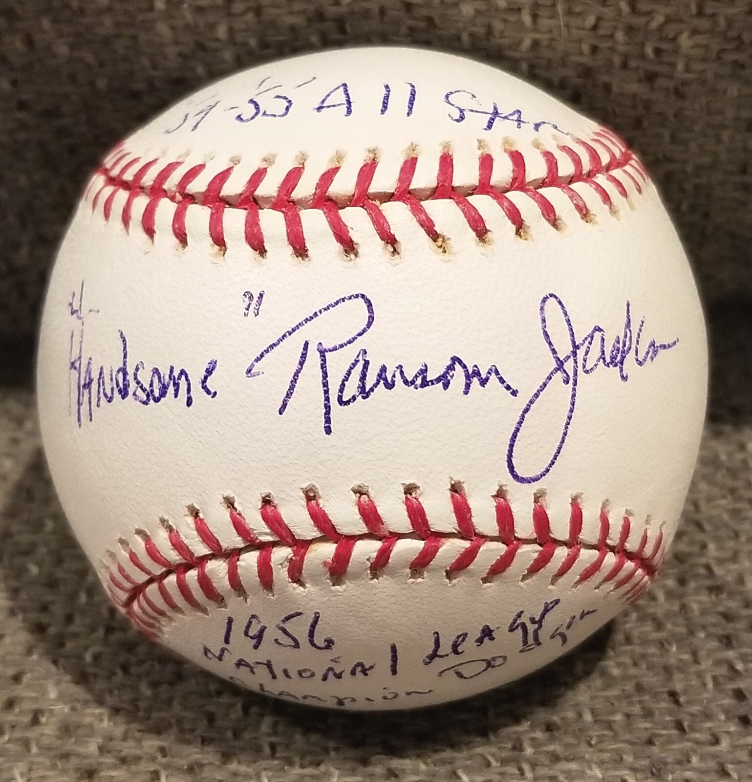 Ransom Randy Jackson Signed Autographed Major League Baseball Cubs ...