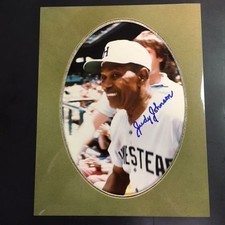 Judy Johnson HOF Homestead Grays Signed 8x10 Photo with COA