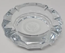 Vintage Fostoria 60's Lead Crystal Ashtray Etched "United States Senate" USA