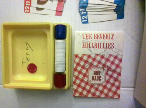 THE BEVERLY HILLBILLIES TV CARD GAME 1963 MILTON BRADLEY SET BACK - Picture 6 of 10