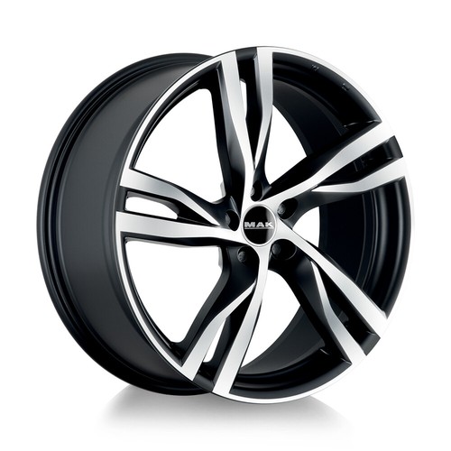 4 cerchi in lega NAD MAK STOCKHOLM 7,5x17 5x108 ET 55 ICE BLACK per FORD JAGUAR - Imagen 3 de 6