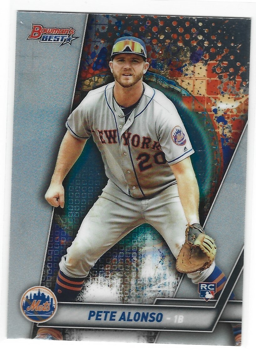PETE ALONSO 2019 BOWMAN'S BEST ROOKIE METS D1 | eBay