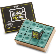 TRIANGLE GREEN PRO CHALK FOR THE SERIOUS PLAYER IN VARIOUS QUANTITIES