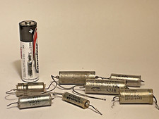 Lot of 7 Vintage PIO Capacitor Pulls .1uf 200v .047uf 600v Vitamin Q Sprague etc
