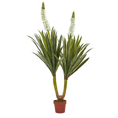 Flowering Yucca Plant Floral Blooms Natural 57  Decor