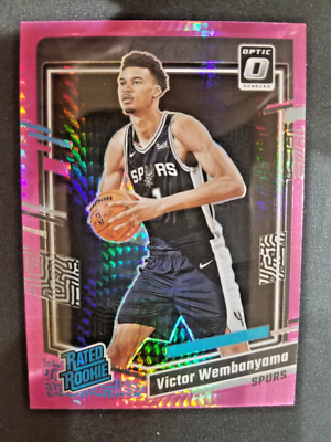 2023/2024 VICTOR WEMBANYAMA DONRUSS OPTIC HYPER PINK ROOKIE