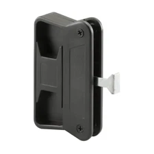 Black Plastic, Long Latch Sliding Screen Door Handle | Prime-Line