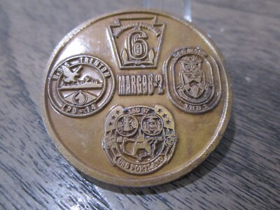 USMC Mediterranean Amphibious Ready Group HMM-264 MARG98-2 Challenge Coin #208Q